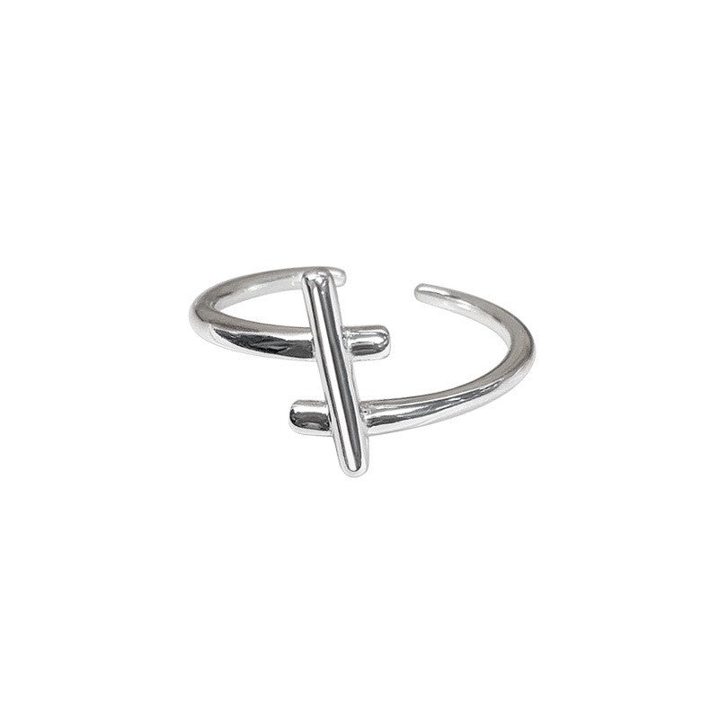 925 Sterling Silver Cross Fashion Ring