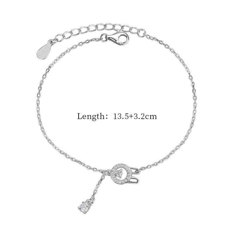 925 Sterling Silver Fashion Cute Bracelet