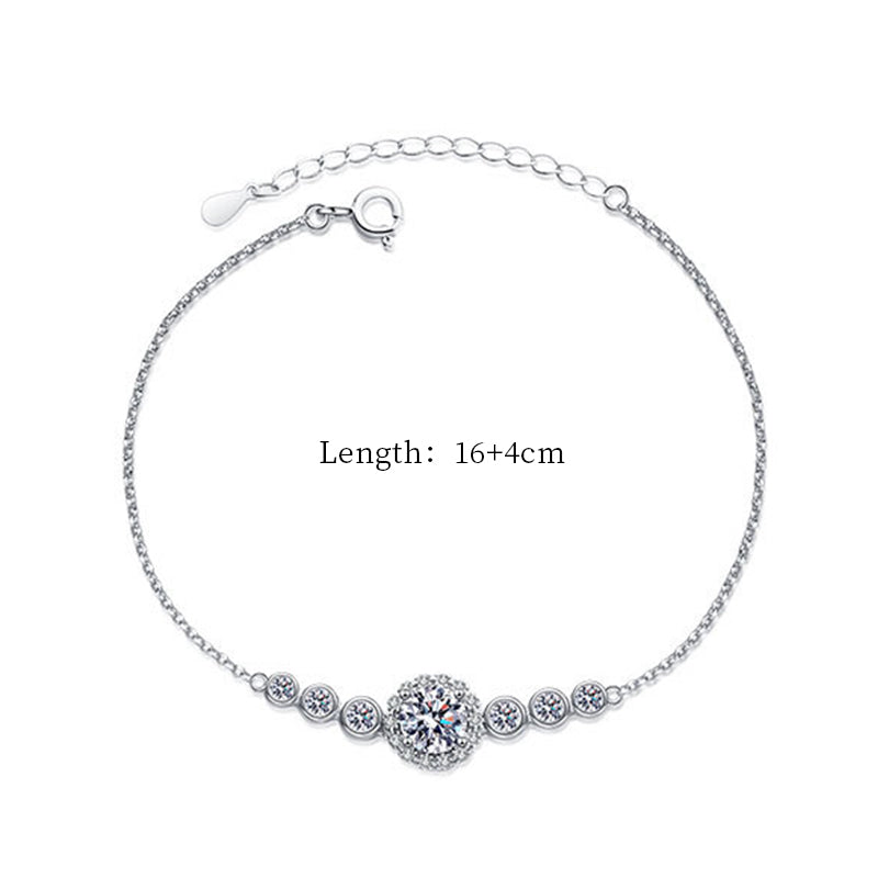 925 Sterling Silver Fashion Zircon Bracelet