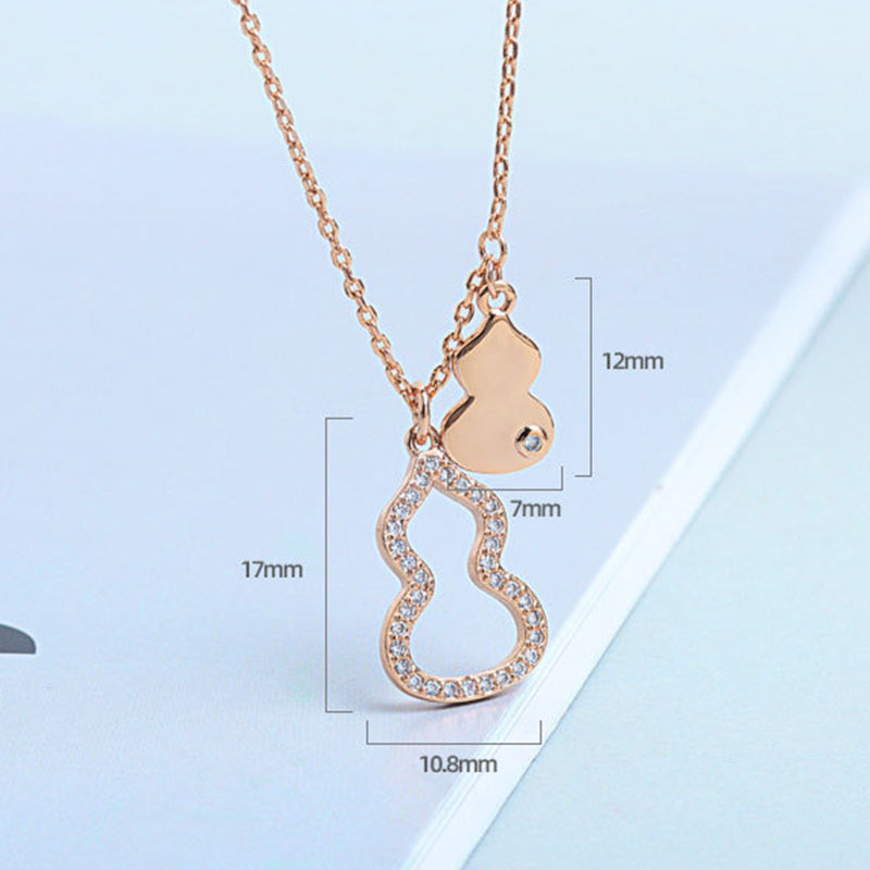 925 Sterling Silver Fashion Lucky Necklace