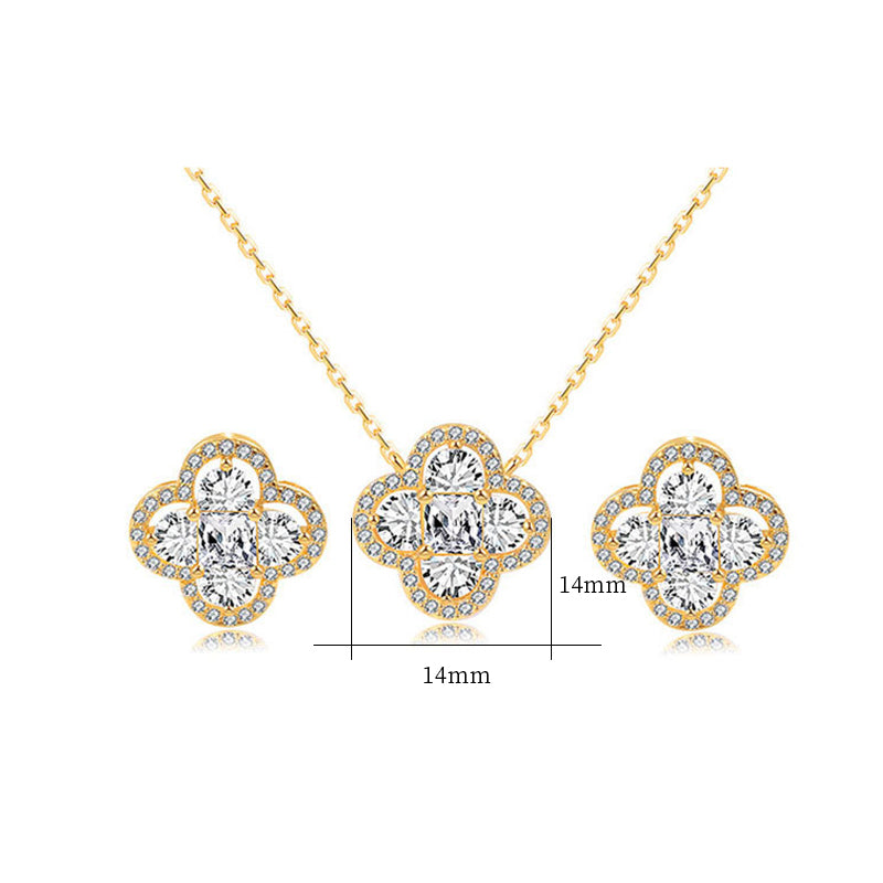 925 Sterling Silver Fashion Lucky Necklace