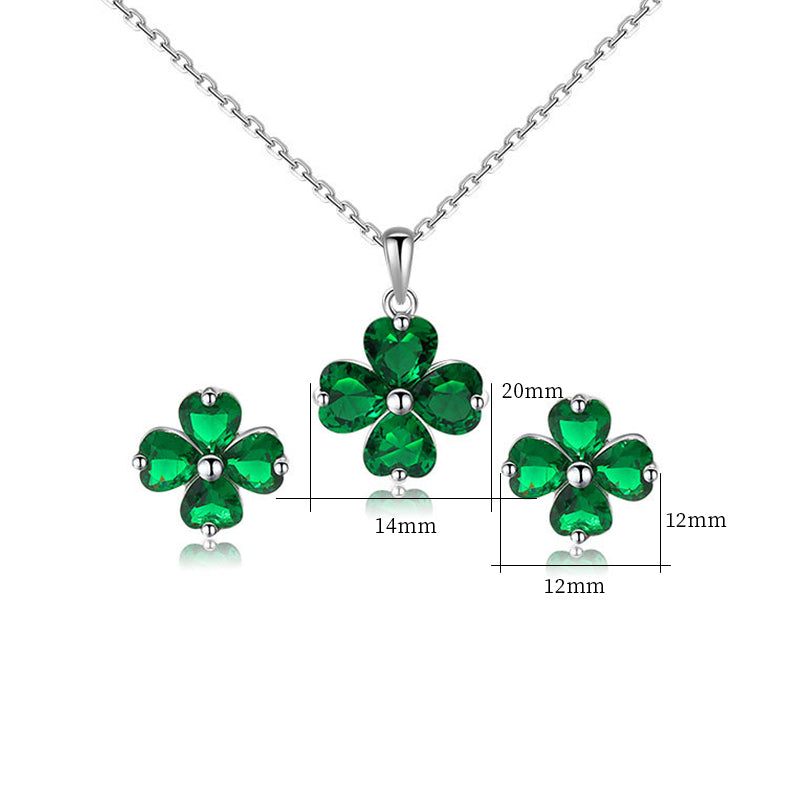 925 Sterling Silver Fashion Lucky Necklace