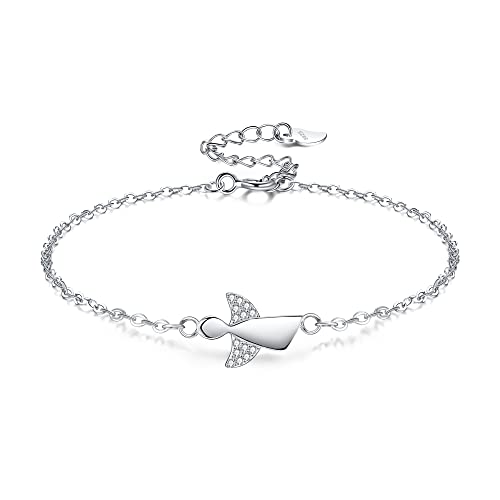 925 Sterling Silver Guardian Angel Lucky Bracelet for Women Girls with Gift Box
